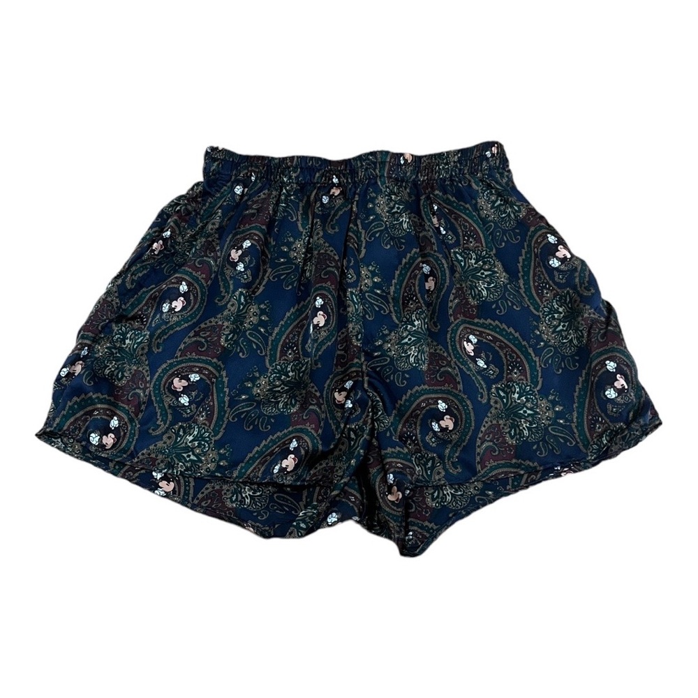 Vintage Disney Store Mickey Paisley Silk Boxer Shorts